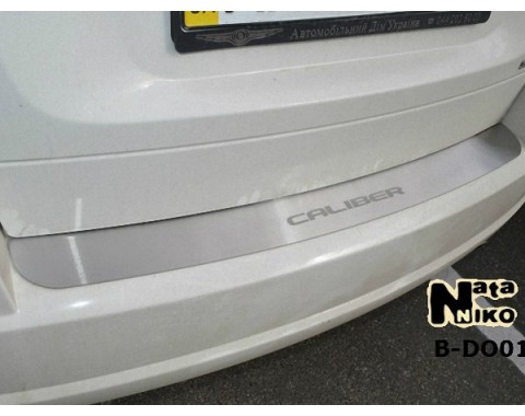 Накладка на бампер Dodge Caliber 06-12 (NataNiko)